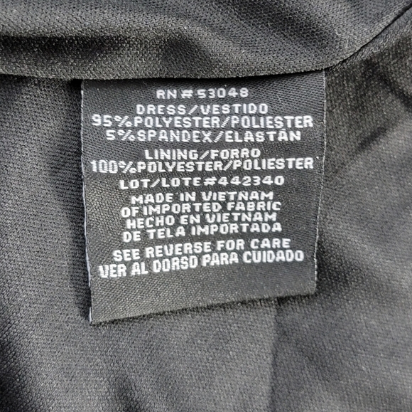 NIGHTWAY Womens Gray Stretch Slitted Zippered Cross-front Spaghetti Strap Size 4 - Picture 15 of 15